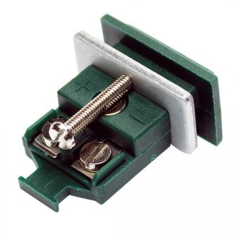 Miniature panel socket type K, green | -50...+120°C