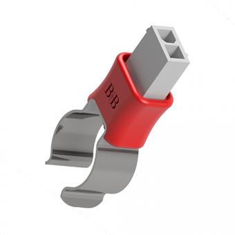 Pipe clip-on probe Pt 100, 2-wire | Ø25-27 mm