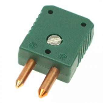 Standard thermocouple connector type R, green | -50...+120°C