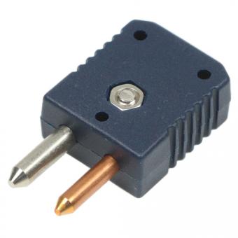 Standard thermocouple connector type T, blue | -50...+120°C