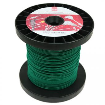Thermocouple wire 2 x 0.10 mm, type K NiCr-Ni, glass fibre covered, 100m 