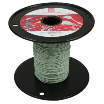 Thermocouple wire 2 x 0.20 mm, type K NiCr-Ni, glass fibre insulated, 100m 